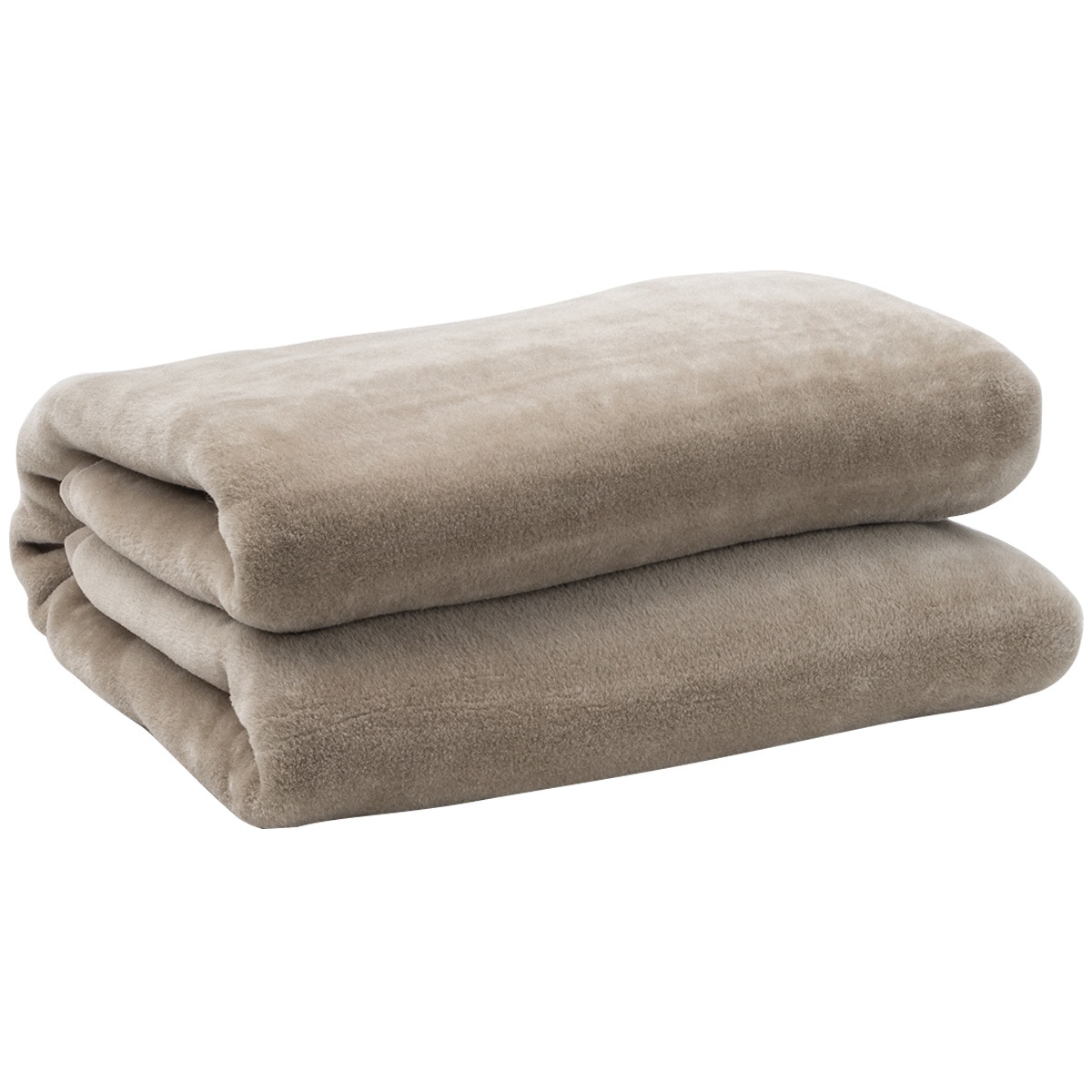 Jason Faux Mink Blanket Charcoallinen Single - Linnen