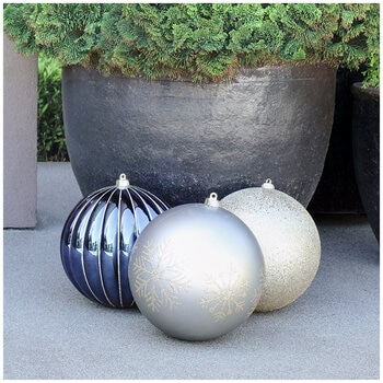 Holiday Ornament 250mm 3 Piece