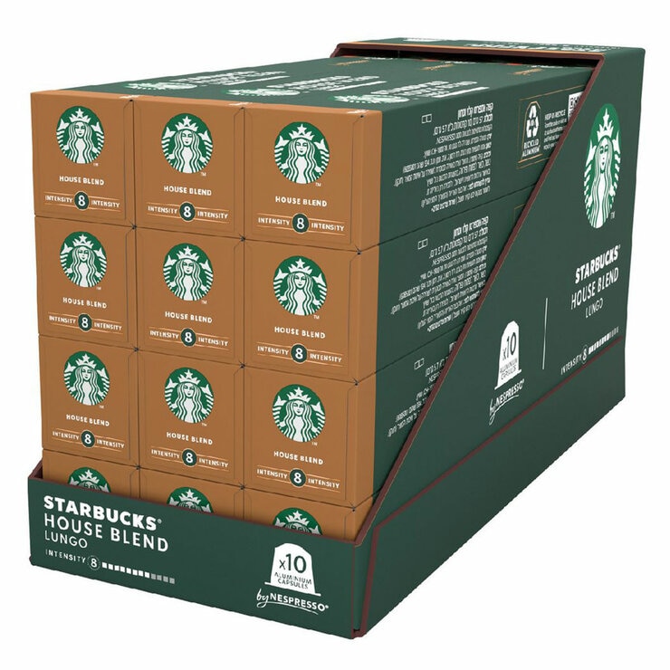 Starbucks by Nespresso House Blend Coffee Capsules 120 Pack Starbucks by Nespresso House Blend Coffee Capsules 120 Pack