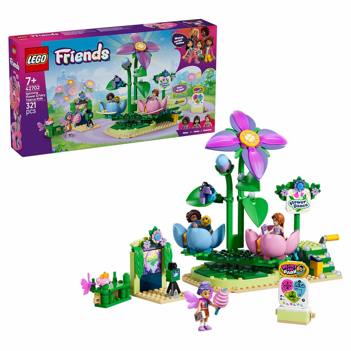 LEGO Friends Spinning Flower & Fairy Teacup Ride 42702