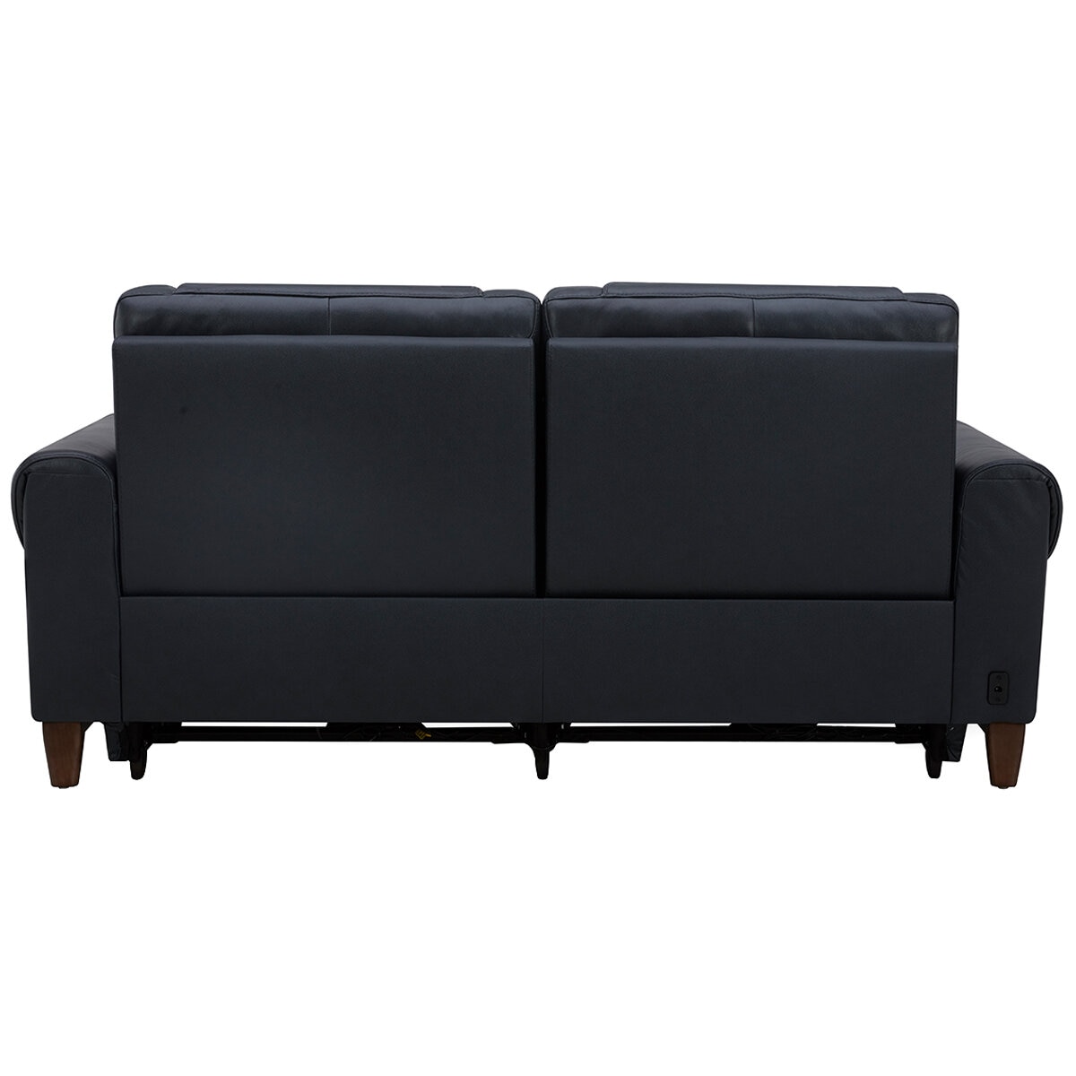 Aiden & Ivy Leather Power Reclining Sofa With Power Headrests