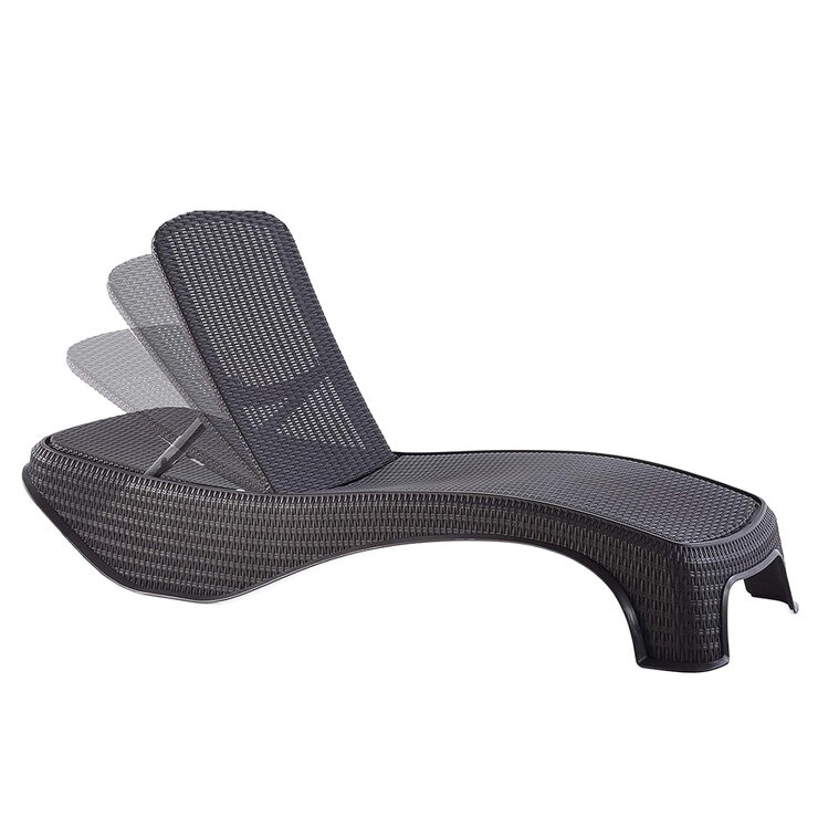 Keter Atlantic Sun Lounger Graphite Set 2 Piece Keter Atlantic Sun Lounger Graphite Set 2 Piece