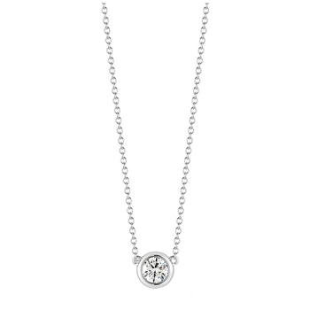 18KT White Gold Diamond Pendant 0.50ctw