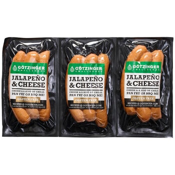 Götzinger Jalapeno Cheese Kransky 3 x 300g