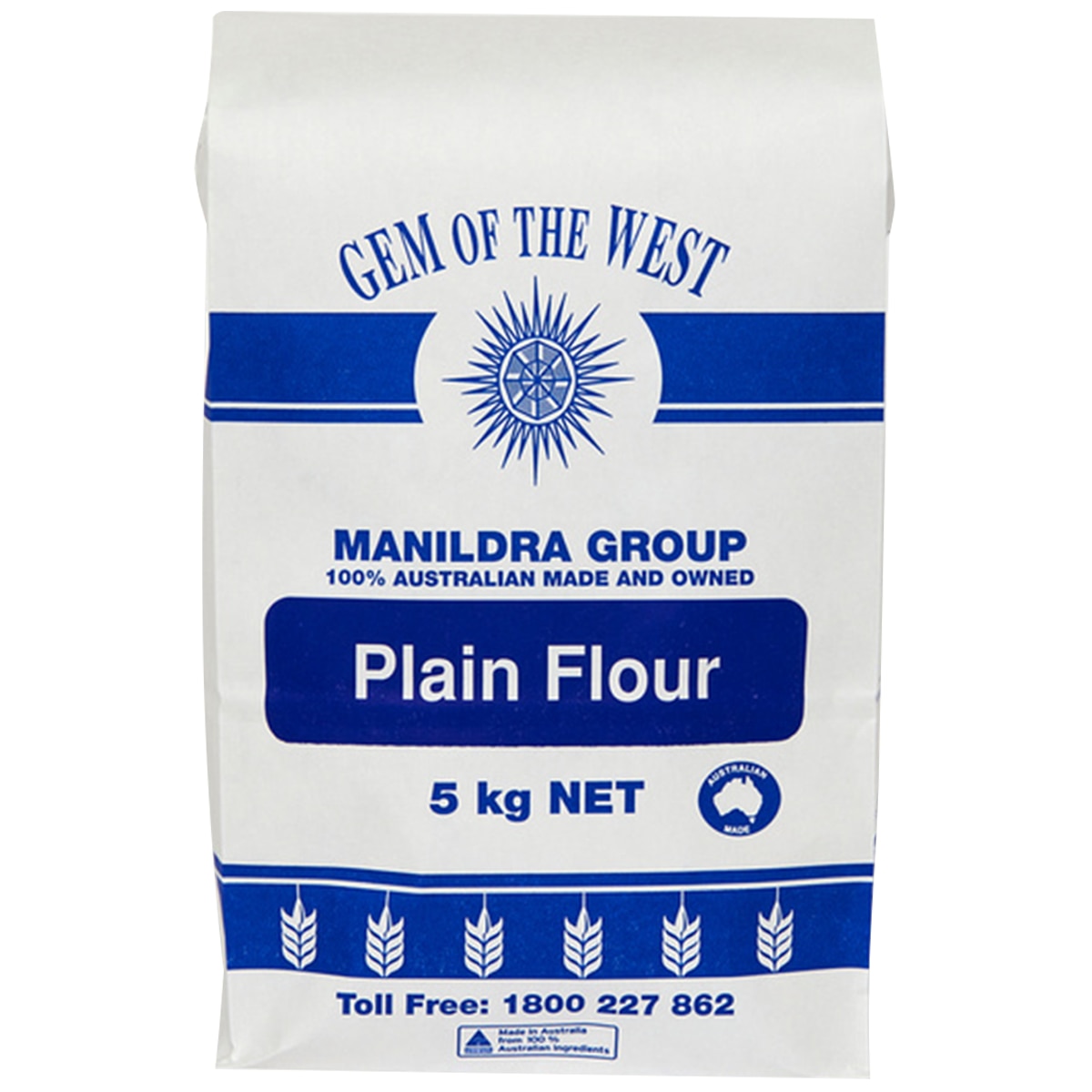 Gem of the West Plain Flour 5kg Costco Australia