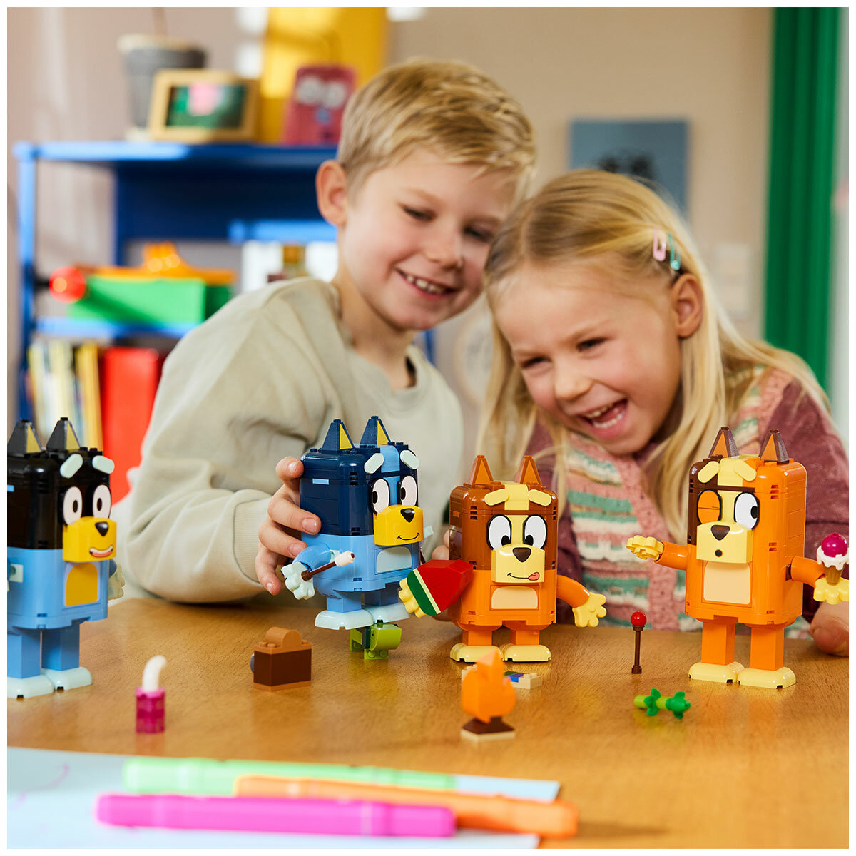 LEGO Bluey Brick-Built Bluey Family Toy Figures Set 11217 LEGO Bluey Brick-Built Bluey Family Toy Figures Set 11217