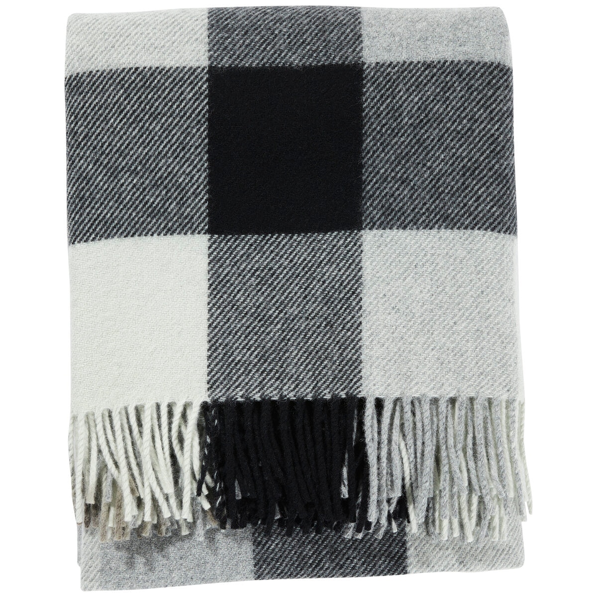 Pendleton Eco-Wise Washable Throw Black White
