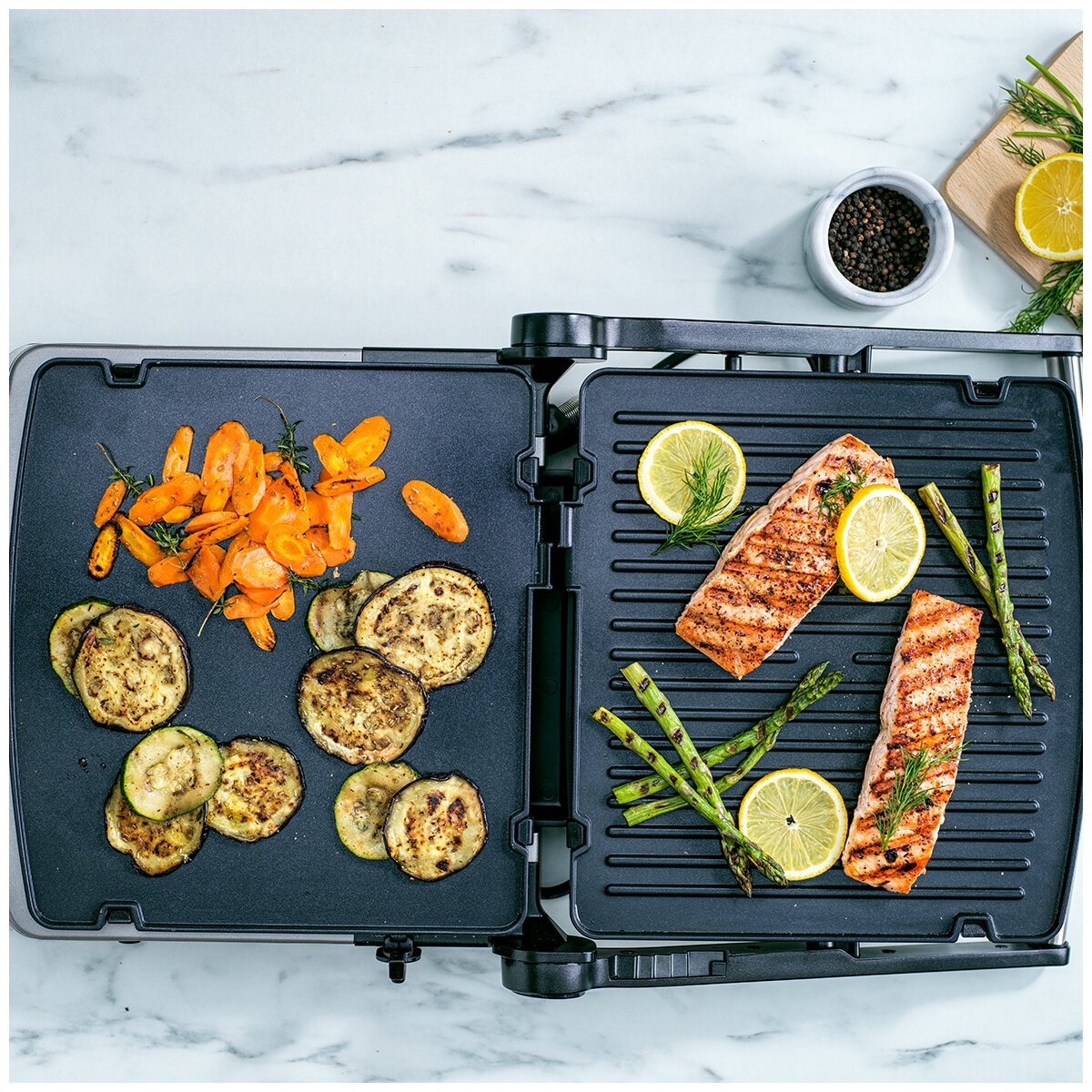 GreenPan Elite Contact Grill CC006847-001 Stainless Steel