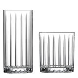 King Crystal Revel Glass Drink Set 16 Piece