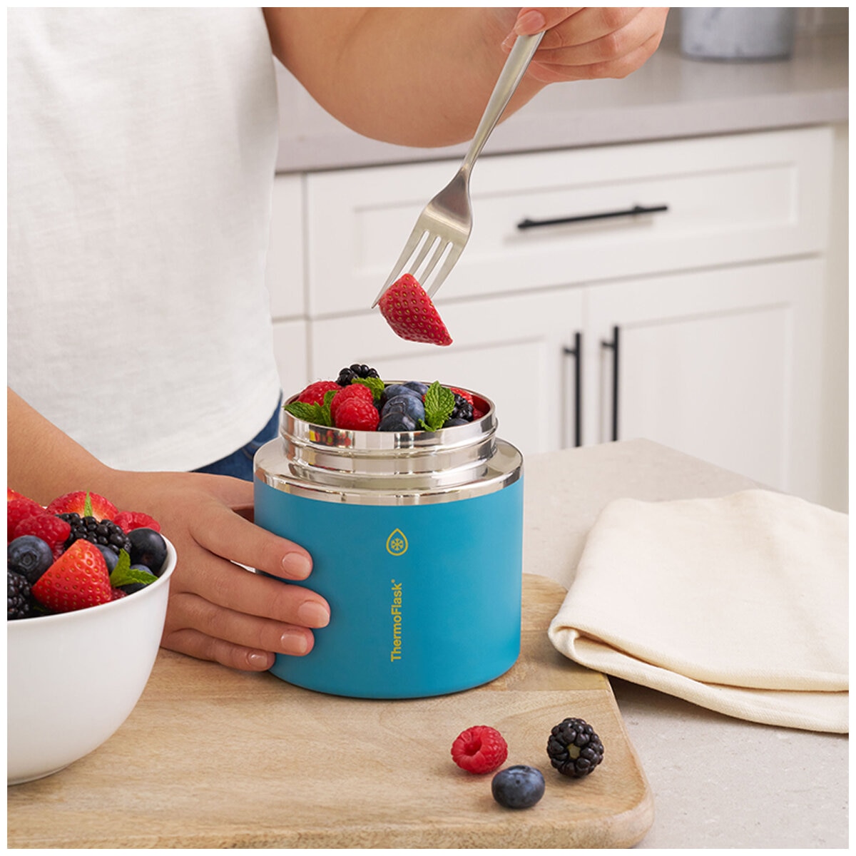 ThermoFlask 590ml Insulated Food Jar 2 Pack ThermoFlask 590ml Insulated Food Jar 2 Pack