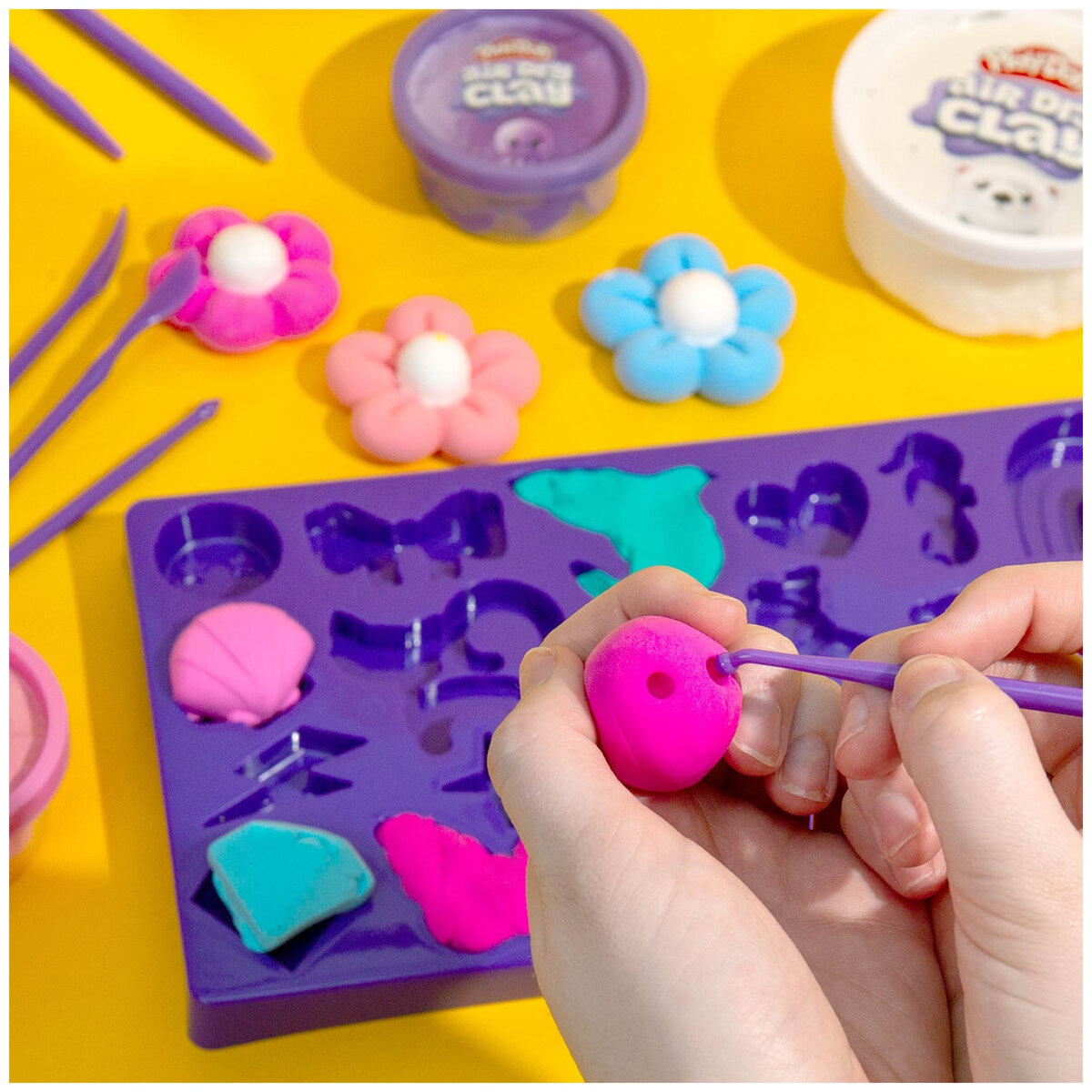 Play-Doh Variety and Air-Dry Clay Assortment