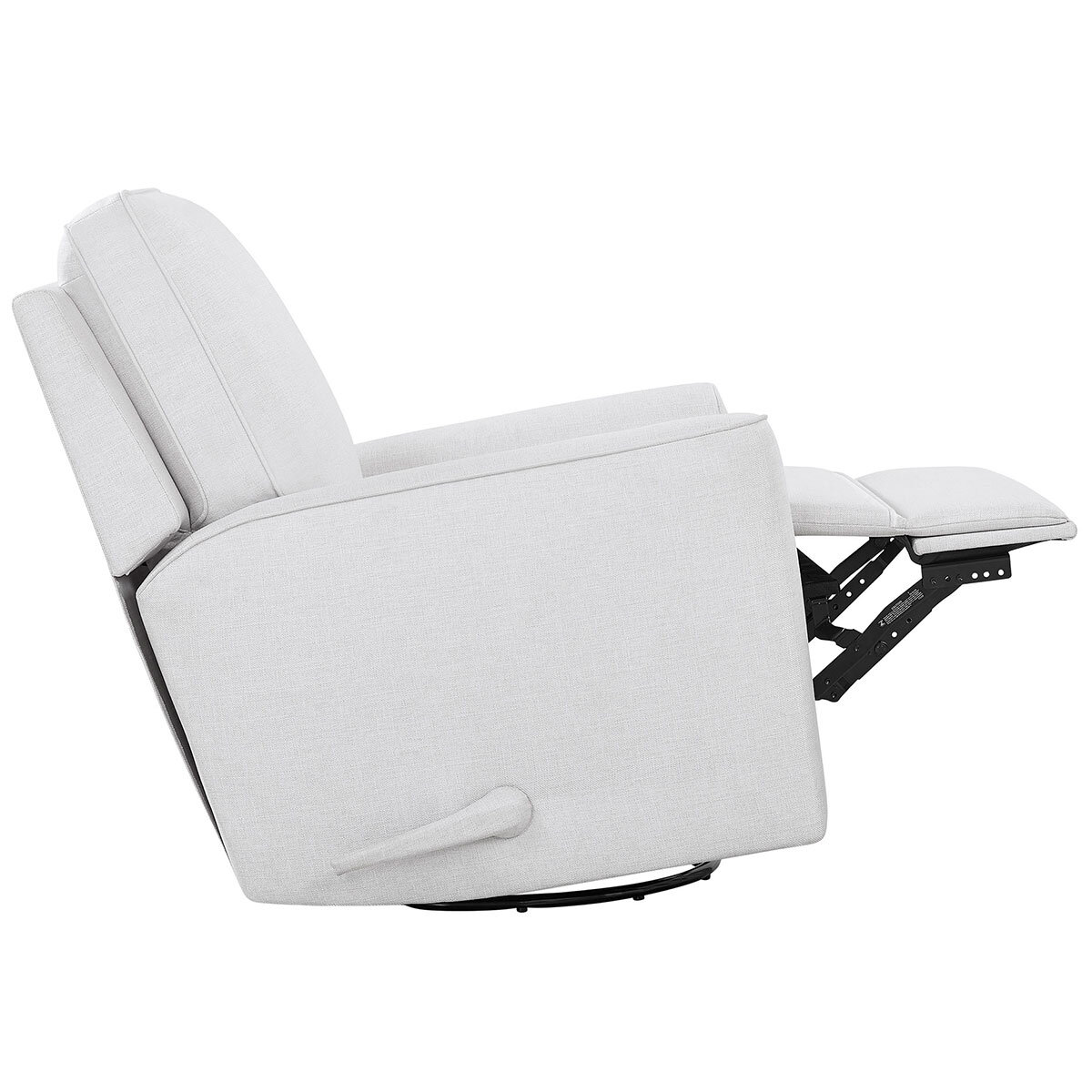 True Innovations Fabric Swivel Glider Recliner