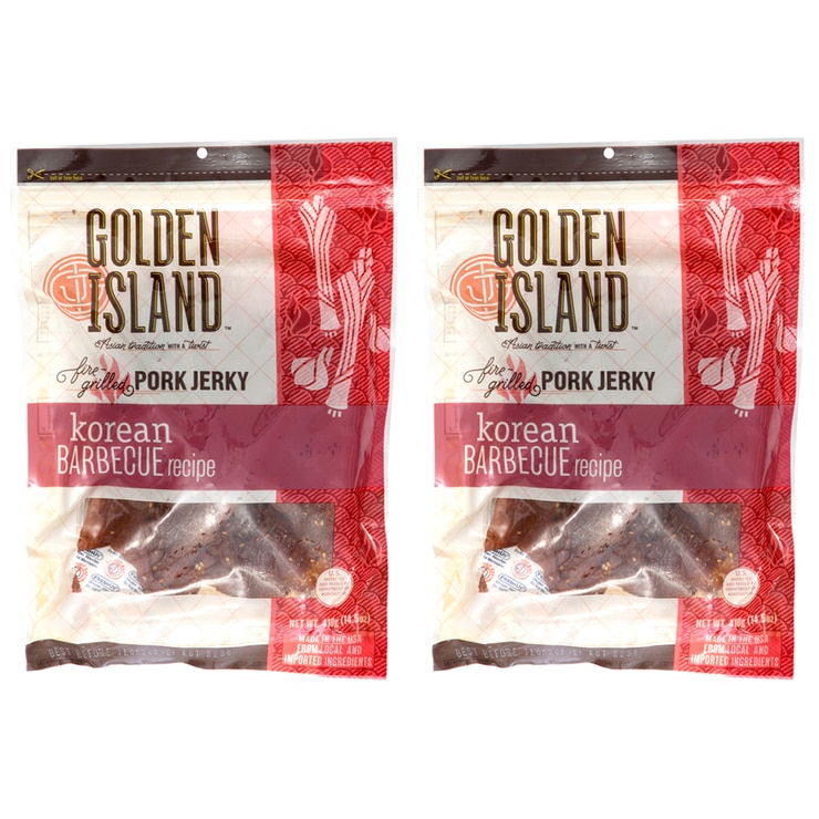 Golden Island Korean Barbecue Pork Jerky 2 x 410g Costco Australia