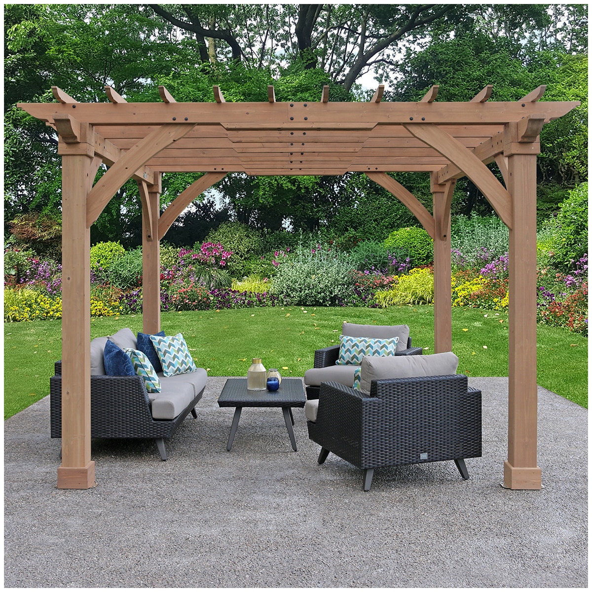 Yardistry 3.65m x 3.65 m Pergola Costco Australia