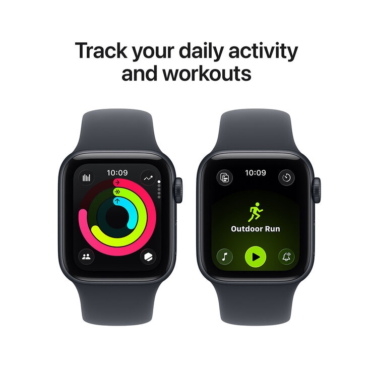 Apple Watch SE 3&nbsp;Midnight Aluminium Case With Midnight Sport Band
