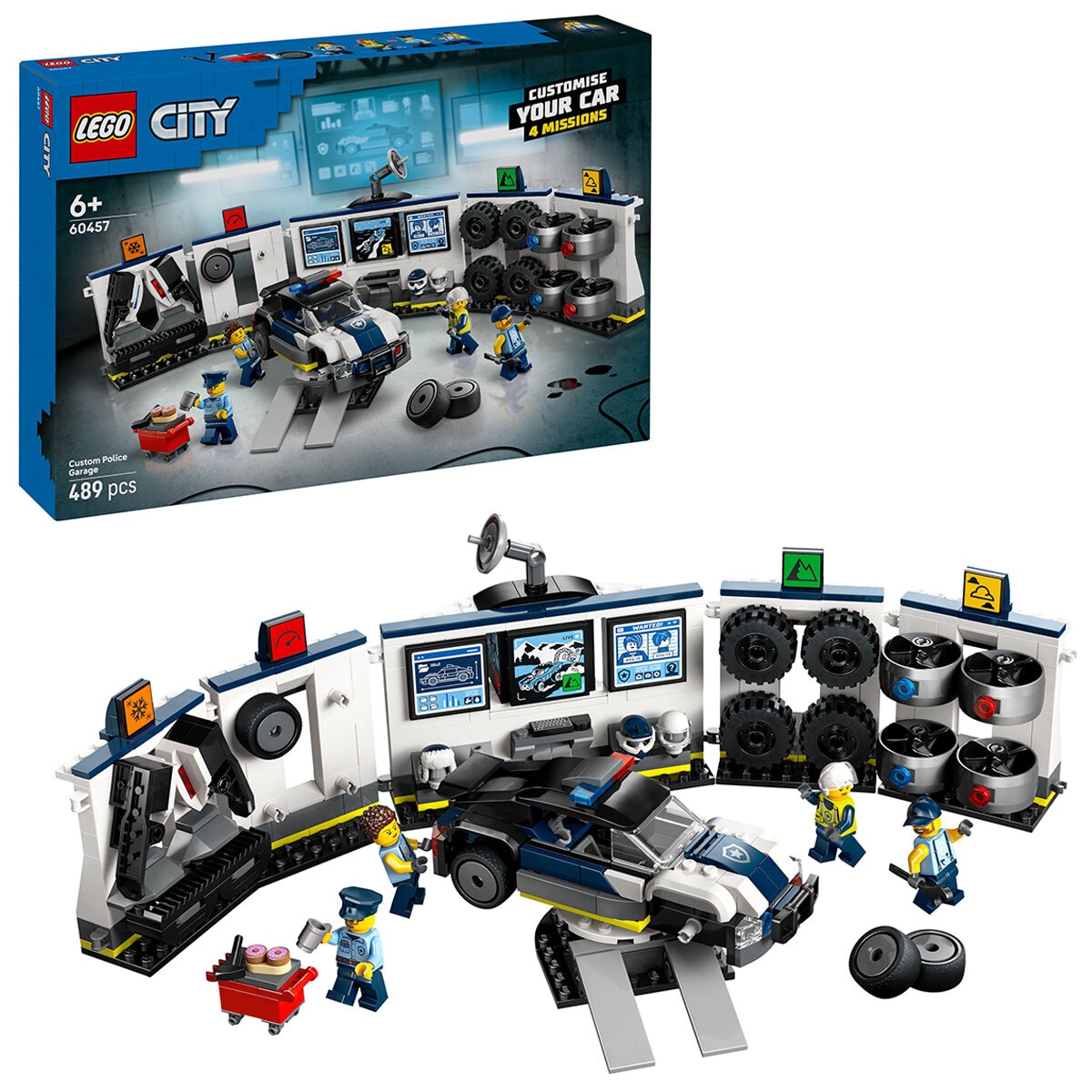 LEGO Custom Police Car Garage 60457