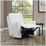 True Innovations Fabric Swivel Glider Recliner