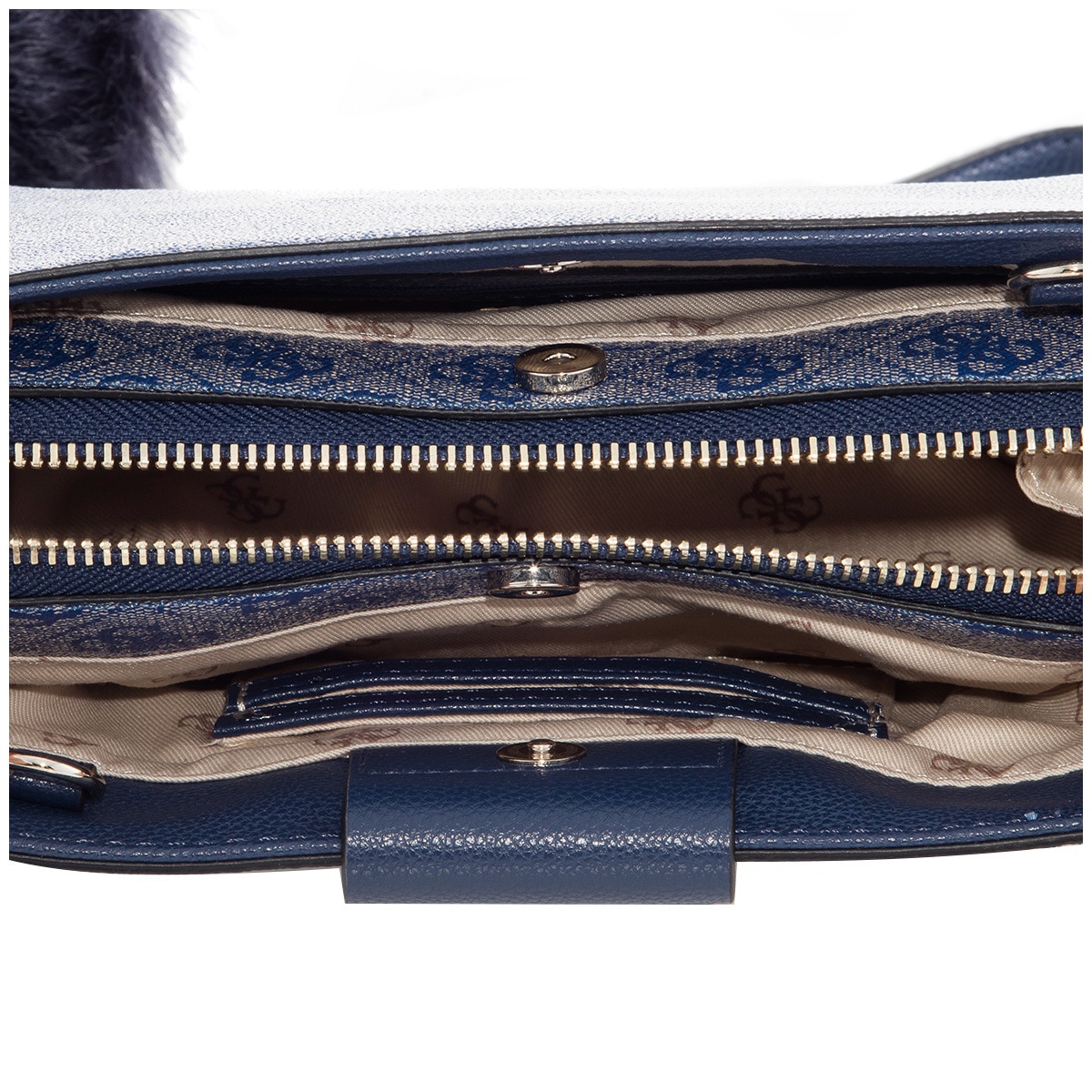 Guess Luxe Logo Girlfriend Crossbody Bag Blue Costco Australia