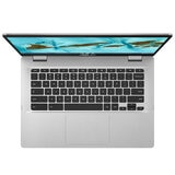ASUS 14 Inch Chromebook Intel Celeron N4020 64GB Silver C424MA-EB0178