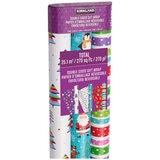 Kirkland Signature Bright Double-Sided Gift Wrap 6 Pack