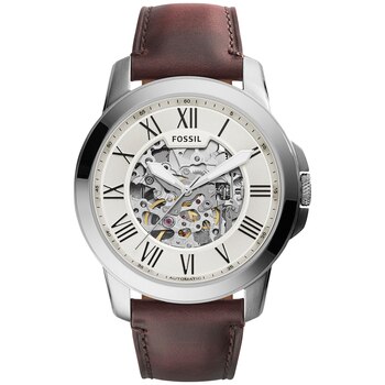 Fossil Grant Automatic Men's Brown Leather Watch ME3099