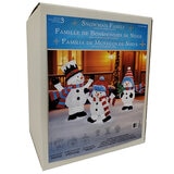 Pop-Up Snowman Family 3 Piece