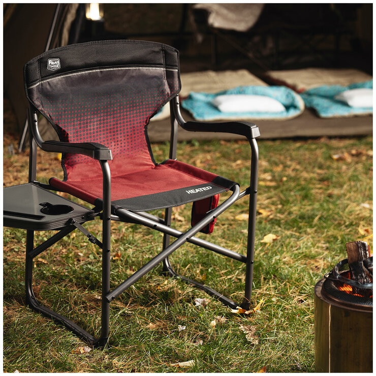 Timber Ridge Heated Chair With Side Table