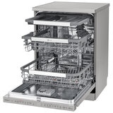 LG 15 Place QuadWash Dishwasher Freestanding Platinum Steel XD3A25PS