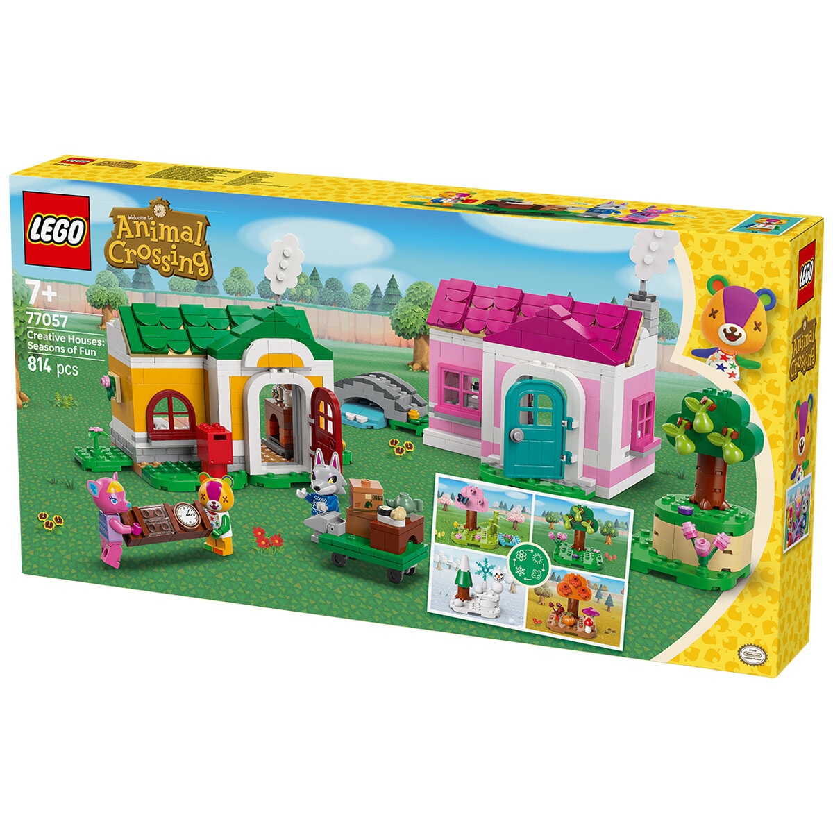 LEGO Animal Crossing Creative Houses Seasons of Fun 77057