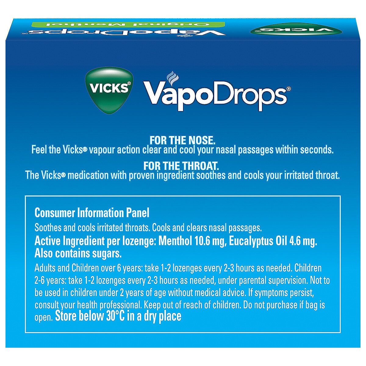 Vicks VapoDrops 3x42pk