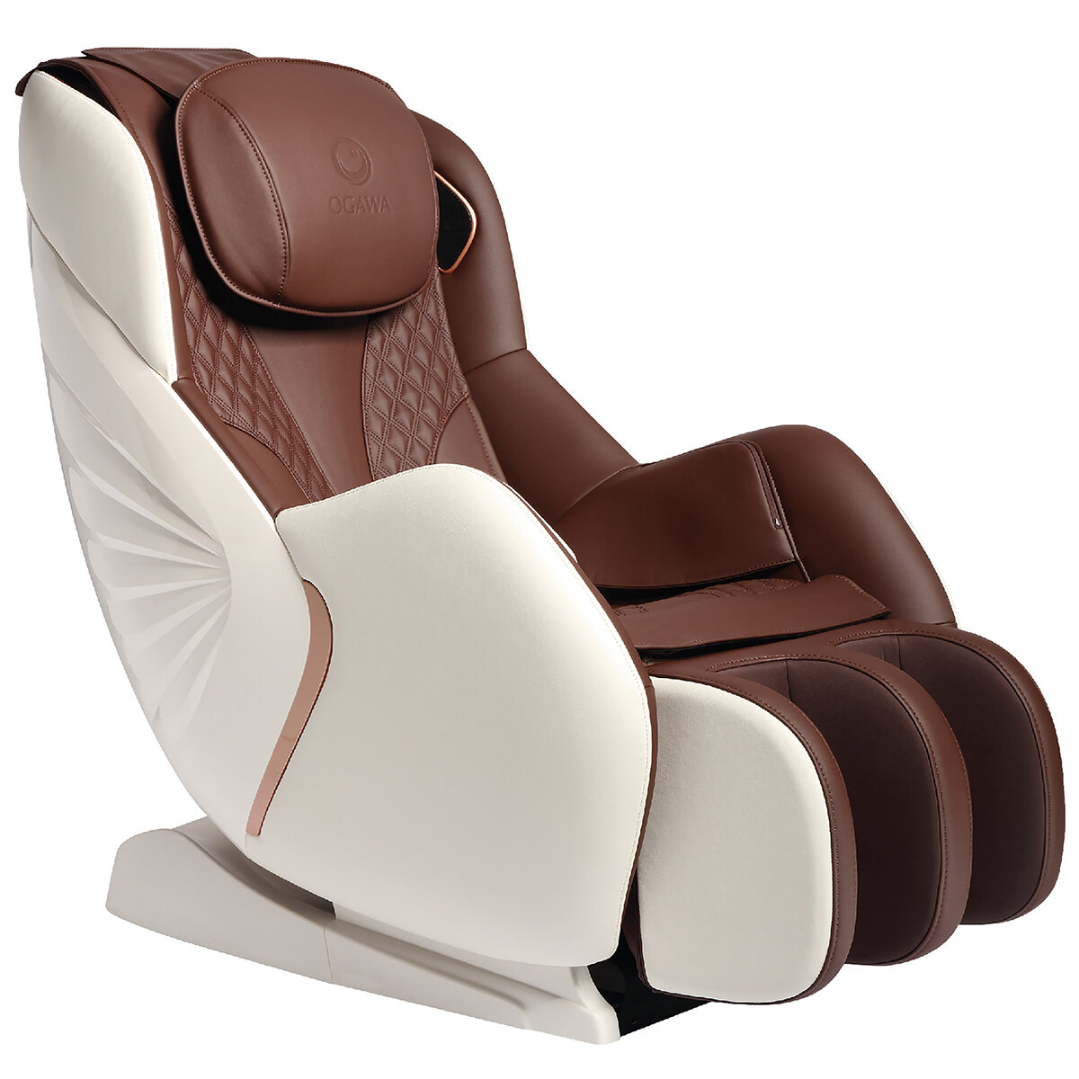 OGAWA Mysofa Luxe Massage Chair Beige & Espresso2