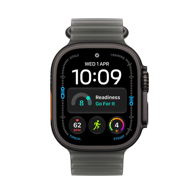 Apple Watch Ultra 4 GPS + Cellular 49mm Black Titanium Case with Translucent Black Ocean Band Apple Watch Ultra 4 GPS + Cellular 49mm Black Titanium Case with Translucent Black Ocean Band