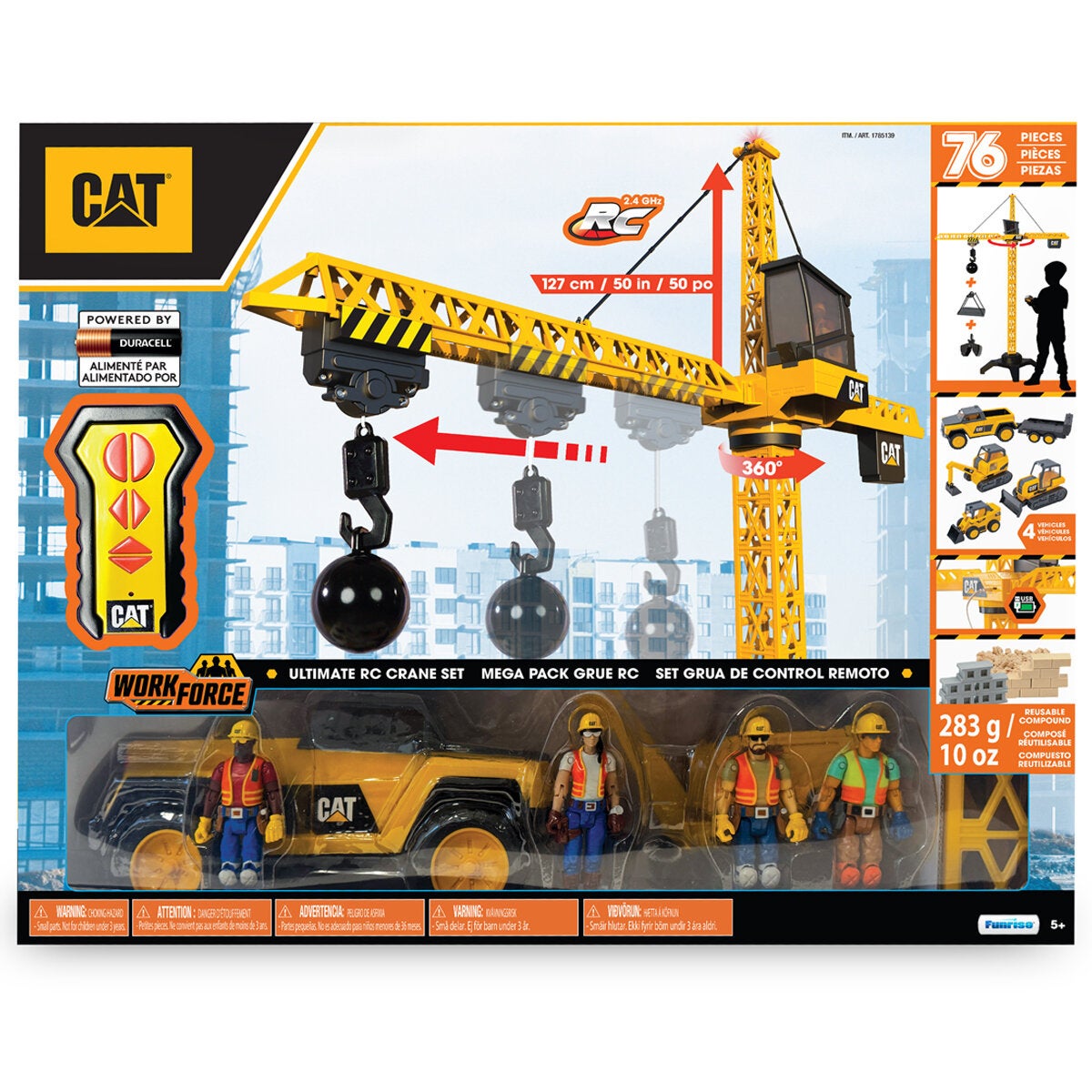 CAT Workforce Power Crane Remote Control Playset CAT Workforce Power Crane Remote Control Playset