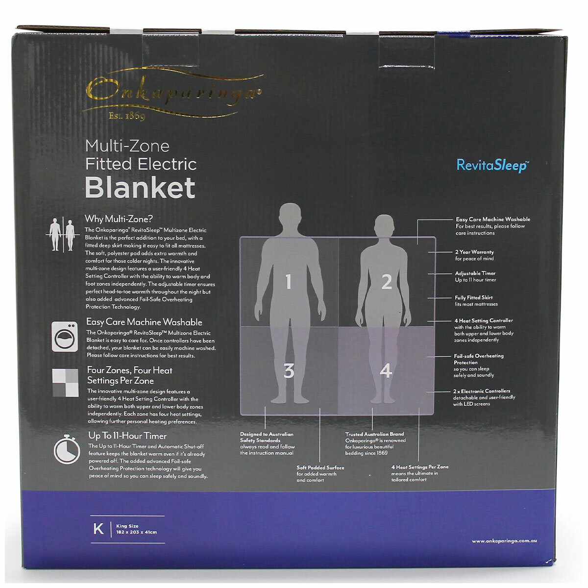 Onkaparinga Electric Blanket King