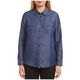 Jachs Women's Tencel Shirt - Dark Denim