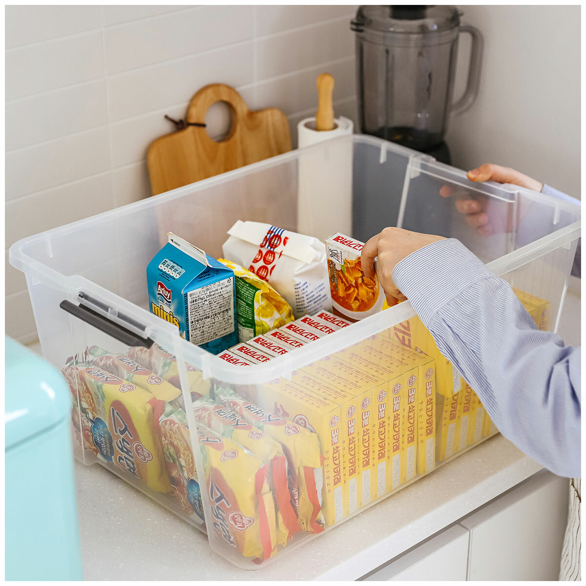 Iris Buckle-Up Storage 42L 3PK