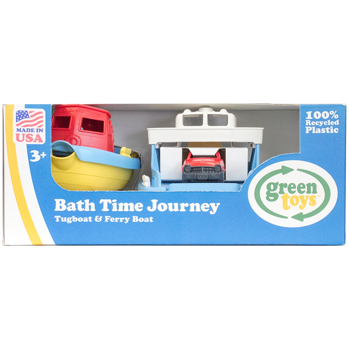 Green Toys Bath Time Adventure Toys Tug & Ferry