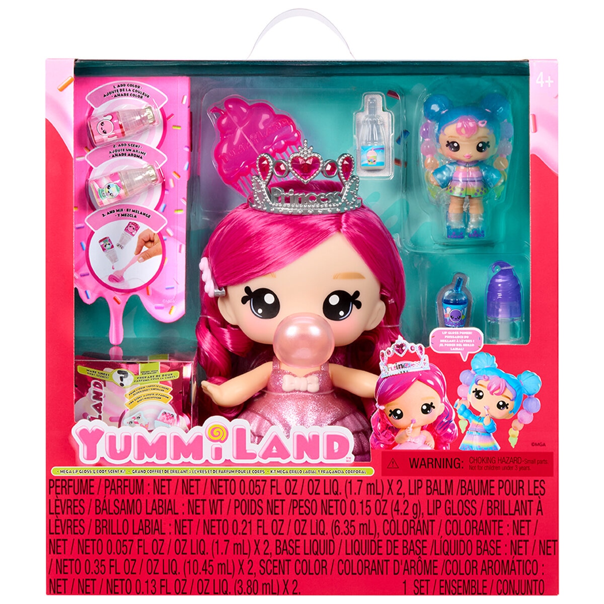 Yummiland Dolls Mega Lip Gloss & Body Scent Kit Bianca Bubblegum