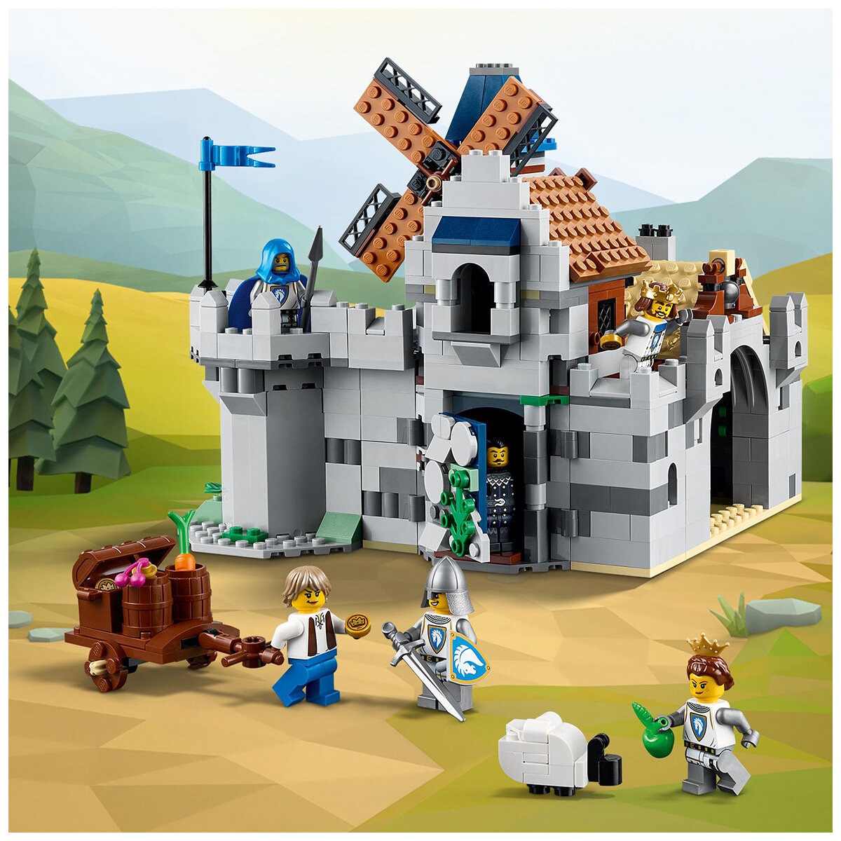 LEGO Creator 3 in 1 Medieval Horse Knight Castle 31168