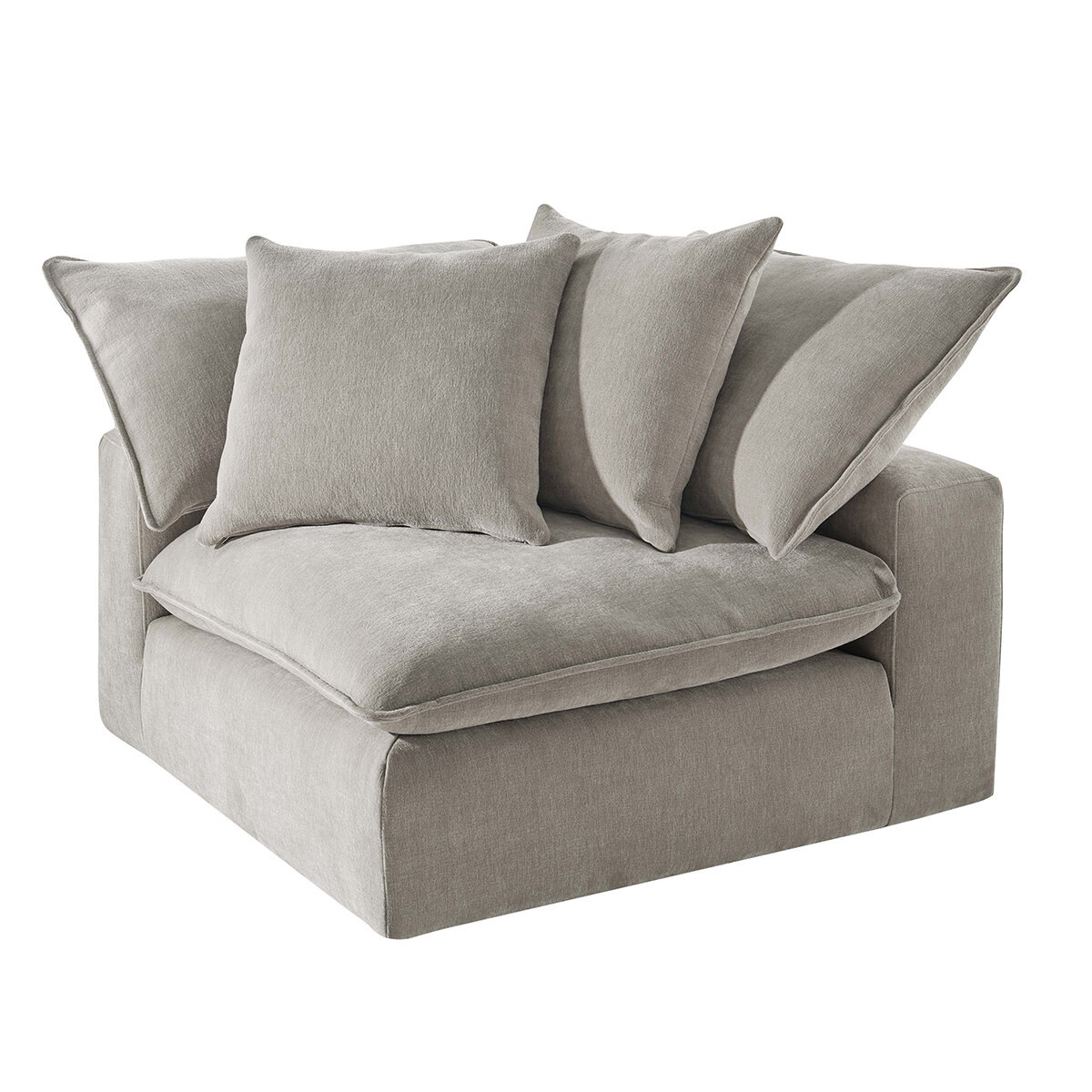 Aiden & Ivy Corner Sofa With 2 Pillows Of The Sereen Sectional