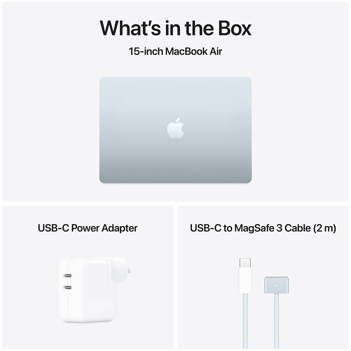 Inch MacBook Air: Apple M4 Chip With 10 Core CPU And 10 Core GPU, 16GB, 256GB SSD Sky Blue