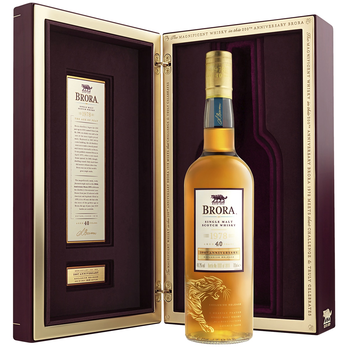 Brora 40 YO Scotch Whisky 700ml