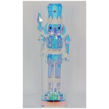 Prismatic Iridescent Nutcracker and Snowman 91.4cm