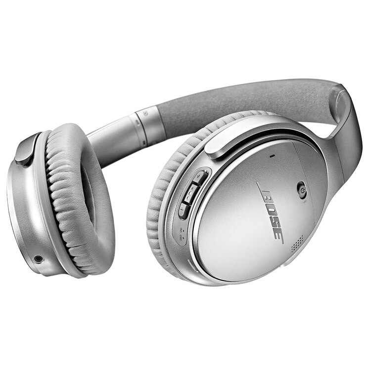 Bose QC35 Series 1 Noise Cancelling Wireless Headphones Silver 759944