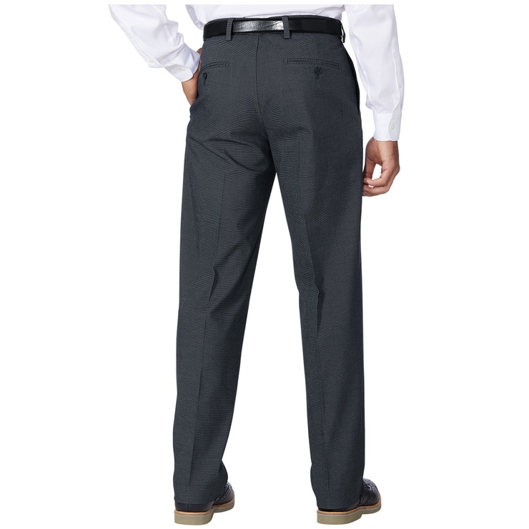 Kirkland Signature Men's Non Iron Pants Black Pindot Costco Australia