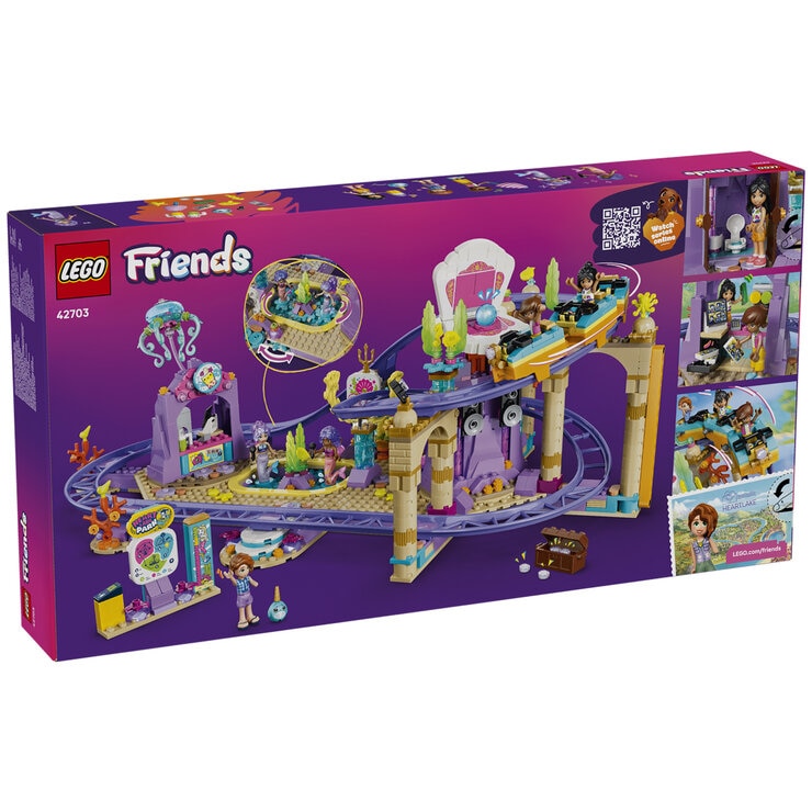 LEGO Friends Mermaid Roller Coaster Ride Building Set 42703