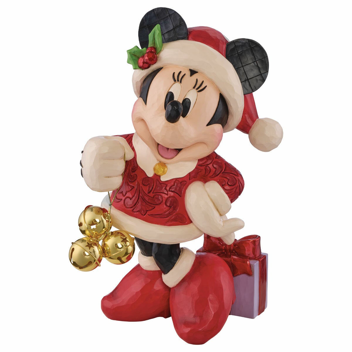 Jim Shore Minnie With Bell 43.18cm Holiday Statue Jim Shore Minnie With Bell 43.18cm Holiday Statue