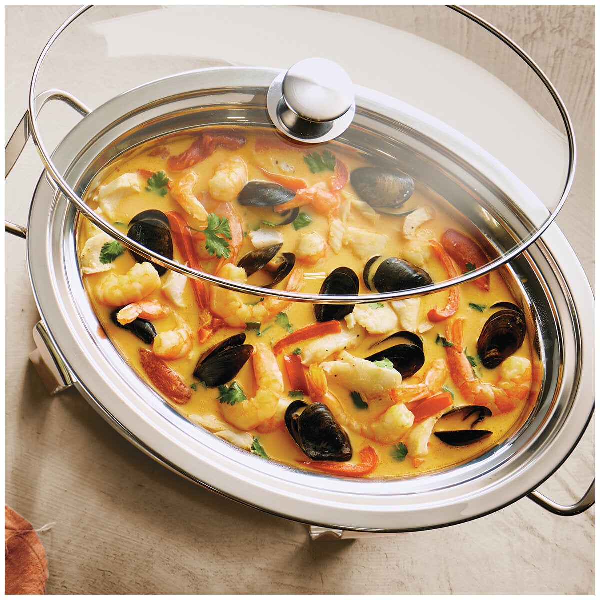 Tramontina Oval Stainless Steel Chafing Dish 3.9L