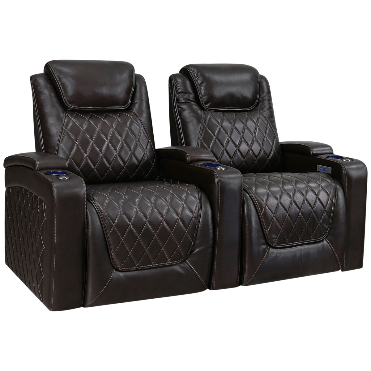 Valencia Home Theatre Oslo Edition 2 Seater Dark Chocolate