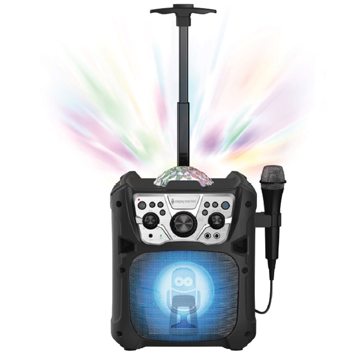 Singing Machine Bluetooth Karaoke System with Disco Lights